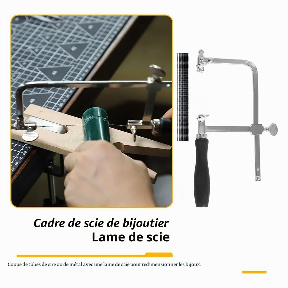Kit D'Outils Sculpture pour Bagues en Cire pour Kit Moulage pour Fabrication Cire pour Bagues Tube Cire pour Scie à Cire pour Bijoutiers à Cire pour Cadre Bague