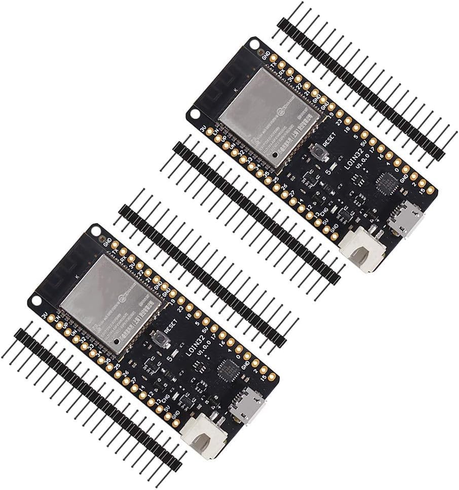 2 Pack for ESP32 ESP-32 ESP-32S ESP32S for WeMos Mini D1 4 MB Flash WiFi Bluetooth Wireless Board Based Dual Cores Mode CPU