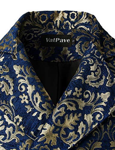 VATPAVE Mens Victorian Double Breasted Vest Gothic Steampunk Waistcoat4