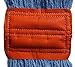 Nine Forty Industrial and Commercial-Grade Looped End Wet Mop - String Mop with 42”-72” Adjustable Aluminum Handle Length - Flip Grip Clamp - for Optimal Absorption and Durability - Blue