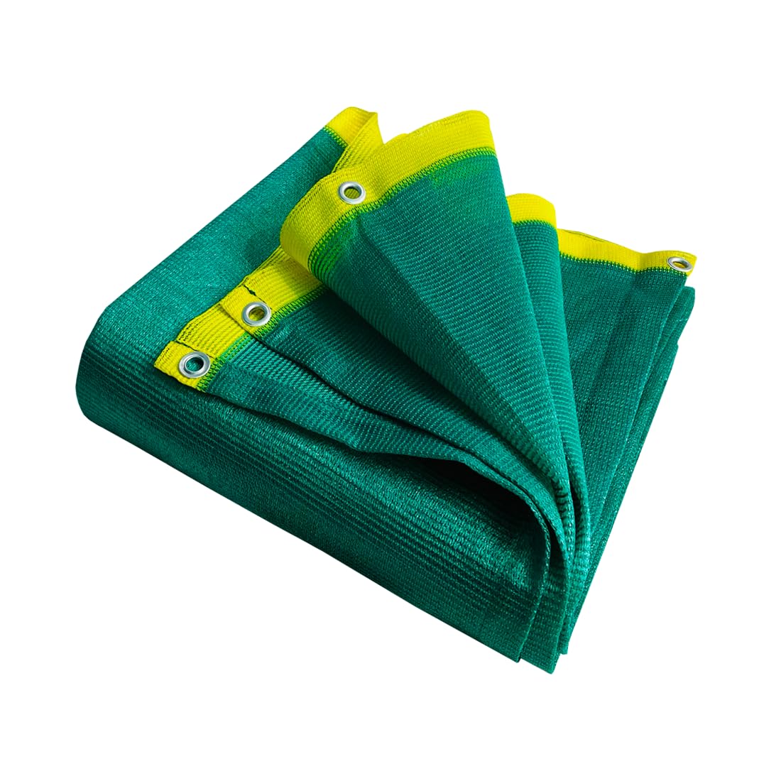 FREDDO-HDPE Fabric Solid Garden Shade Net Provide 50% Sun & UV Protection-Ideal for Garden/Farming/Agriculture/Fancing (10x10 Feet, Green) Pack of 1 Pc