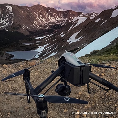 Xoar Dji Inspire 2 Carbon Fiber Propellers 1550 Cw Ccw (2 Pairs) + Aluminum Self-Tightening Adapters. 15 Inch 2 Blade Premium Cf Props Upgrade For Inspire 2 (1550) #TOP4