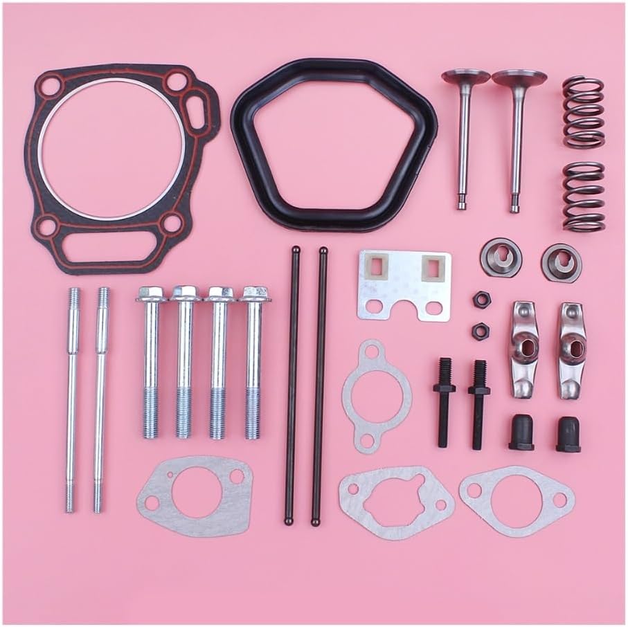 Spring Retainer Lifter Rocker Arm Push Rod Guide Plate Fit for GX390 13HP GX 390 Mower Engine Motor Gasket Bolt
