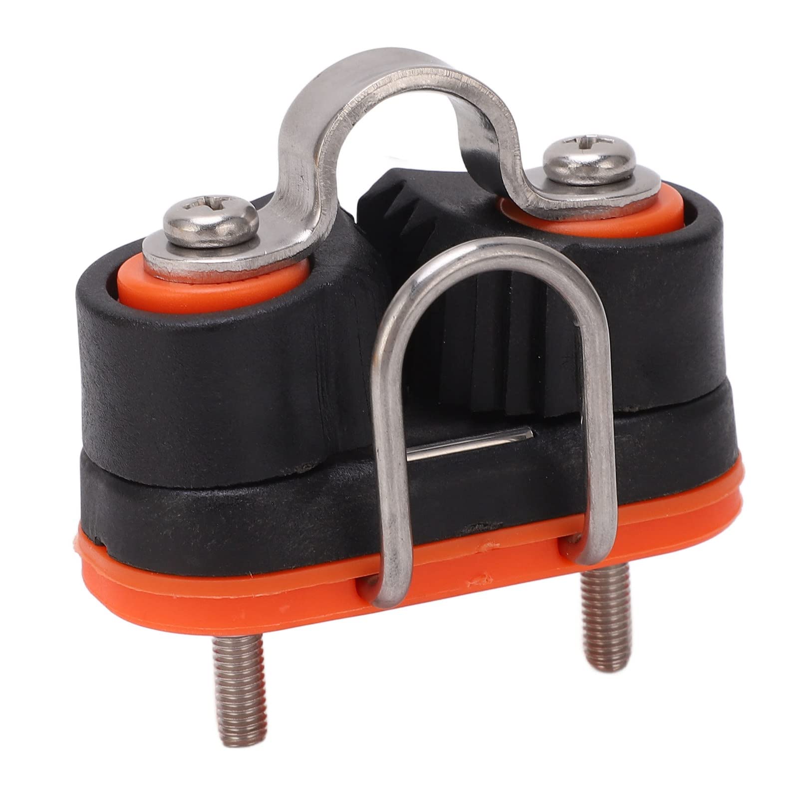 Zooke Taquet Coinceur pour Voiliers, Conception Robuste Taquet Coinceur à Entrée Rapide avec Anneau de Guidage pour Cordage de 3‑12 Mm
