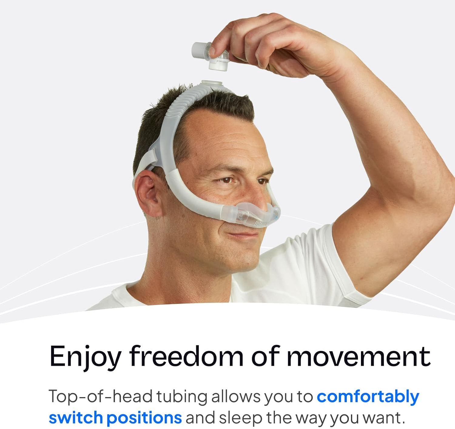 ResMed AirFit N30i Frame System, Elbow & Nasal Cradle Cushion - for CPAP Mask - Replacement CPAP Accessories - Small Cushion