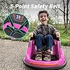 Hikiddo 12V Baby Bumper Car for Kids with Remote Control, Electric Bumper Car for Toddlers 1-3, 360° Spinning - Hot Pink #5