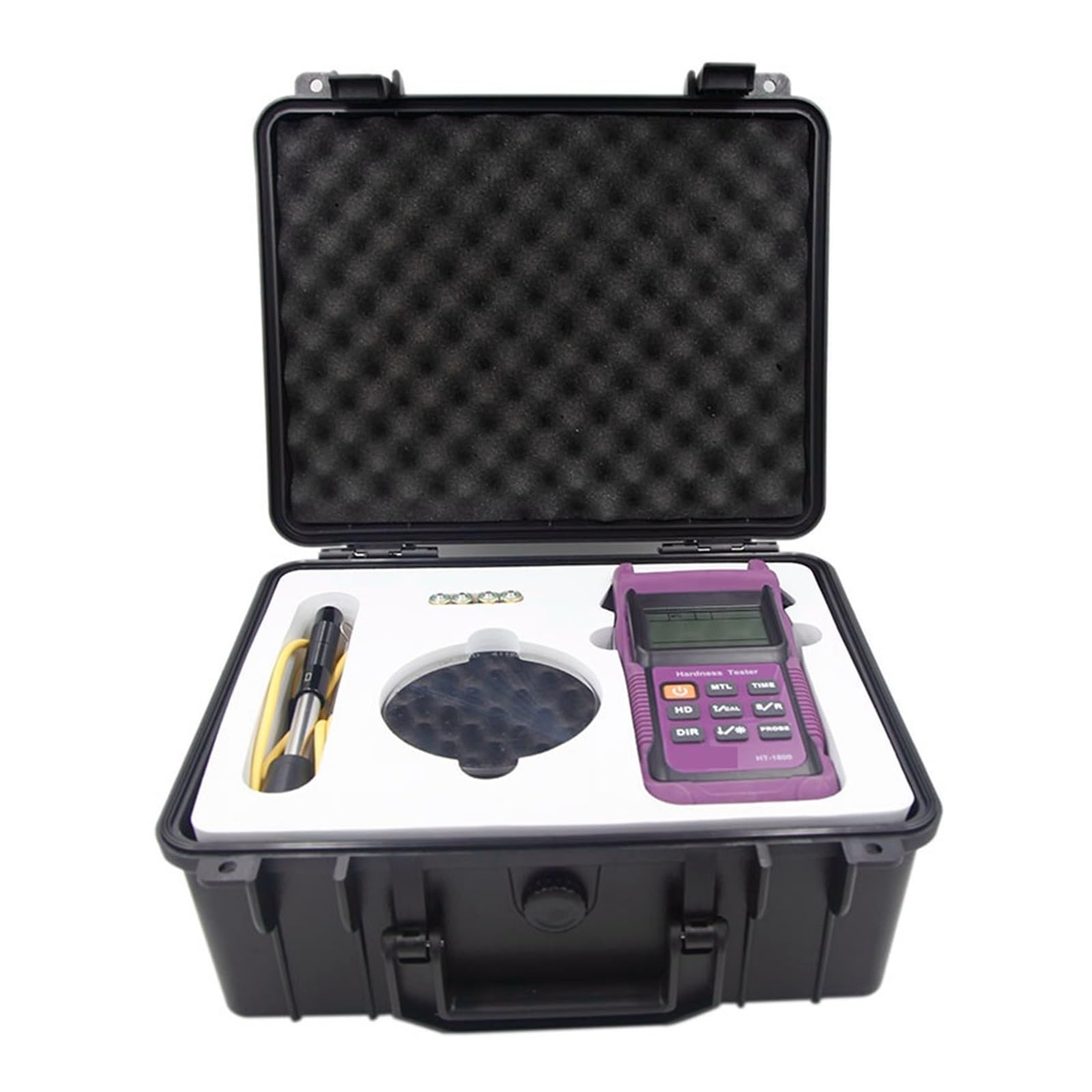 Probador de dureza portátil Digital LCD Brinell B & C Vicker y Shore conversiones automáticas medidor A956 para calibración