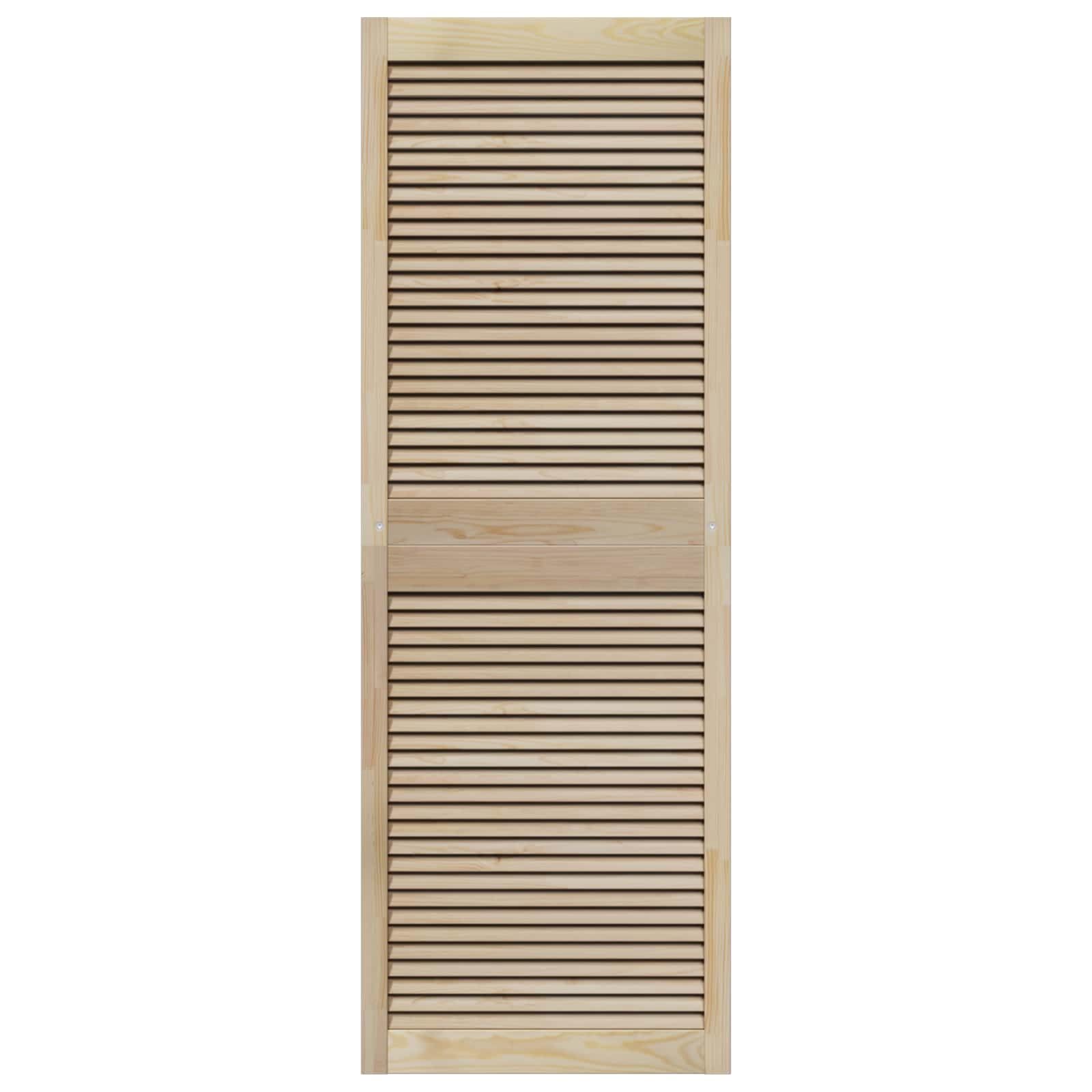 Genérico Puerta de Armario con Puerta 4 pcs Natural 140.5 x 2 x 59.5 cm,Bricolaje,Accesorios de Bricolaje,Ferretería para armarios,Puertas de armarios-3394502