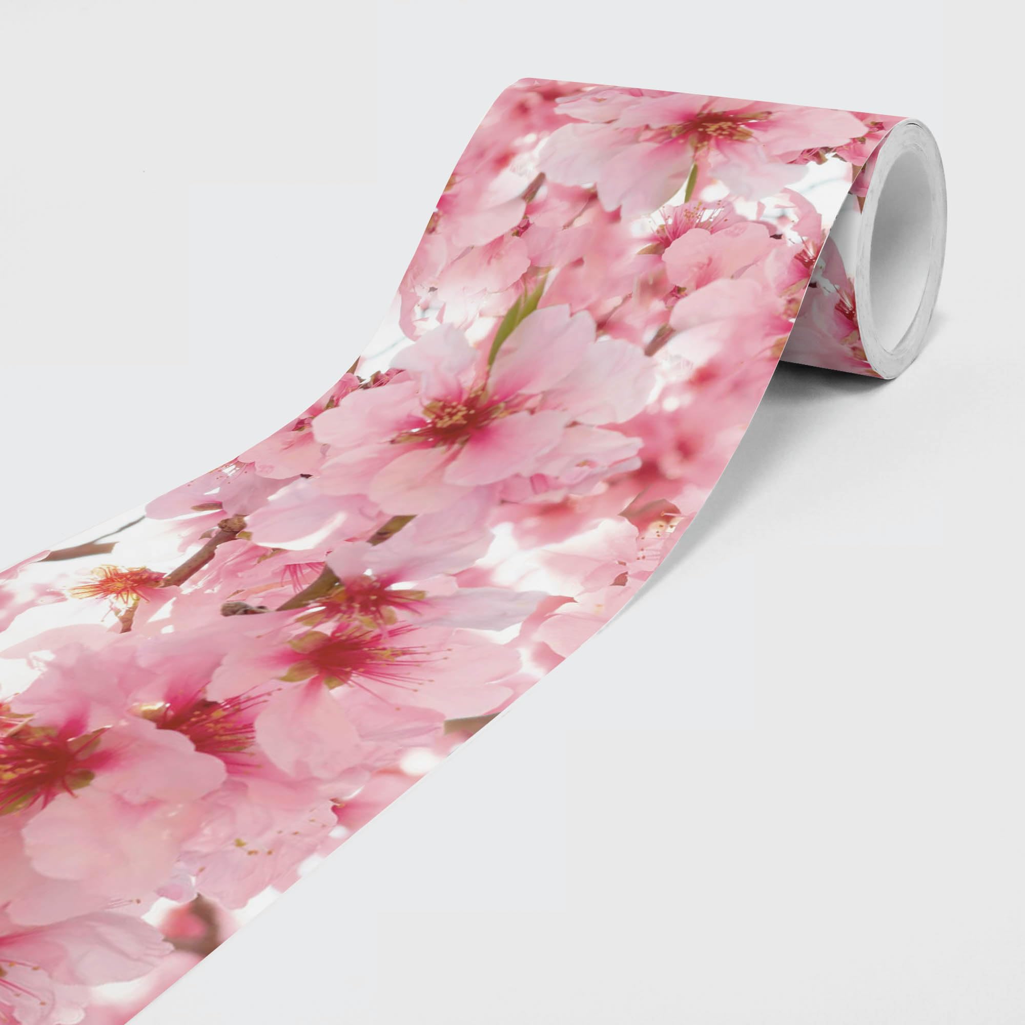 Dimex 5m x 15cm Apple Blossom Self Adhesive Wallpaper Border Smooth Non-Woven Floral Design