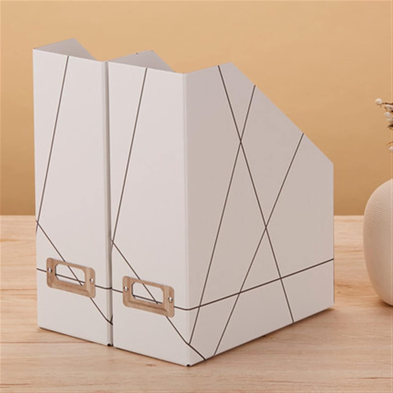Magazine Holder Desk Organizer 2PCS Creative Paperboard