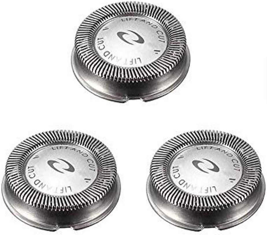 HQ56 HQ55 HQ4 HQ3 Silver Dragon Shave Classics Replacement Heads Precision Compatible with Philips Norelco Electric Shavers (3)