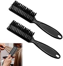 2 Pcs Beard Brush，Barber Brush，Beard Brush For Men，Mens Hair Brush Hair Clipper Cleaning Nylon Brush For Fading & Moustache Styling For Women Men