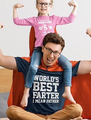 Miniatura 3 de Camiseta para hombre para el Día del Padre, regalos de cumpleaños de hija, papá, camisetas divertidas para hombres