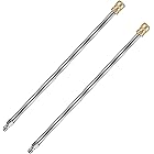 RIDGE WASHER Pressure Washer Extension Wand, 17 Inch Stainless Steel 1/4 Inch Quick Connect Power Washer Lance, 2 Pack