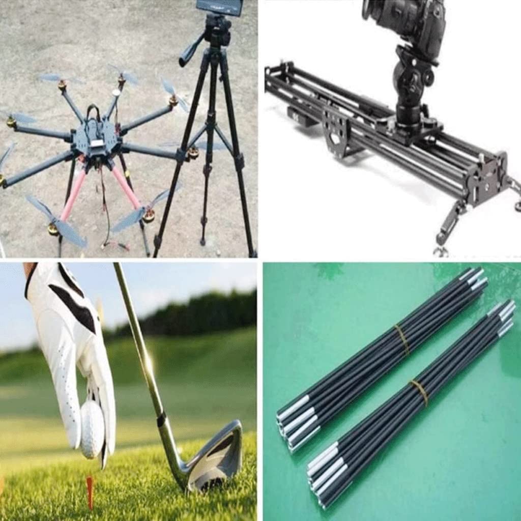 Pręt z włókna węglowego 500 mm i średnicy 1-18 mm, lekka tuba o wysokiej wytrzymałości do samodzielnego latania UAV(18x500mmx1pcs)