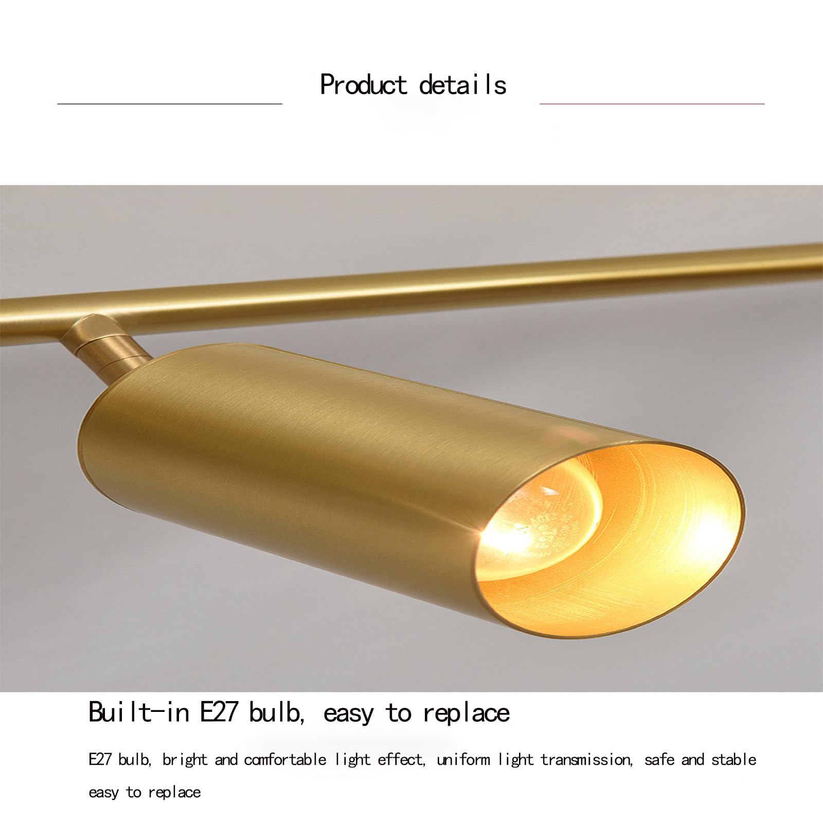 ELEVATOY Gold Ceiling Spotlight Fixed Track Lighting,Adjustable Ceiling Spot Light Indoor Flush Mount Ceiling Spotlights for Kitchen Living Room Bedroom Vanity Mirror Lights