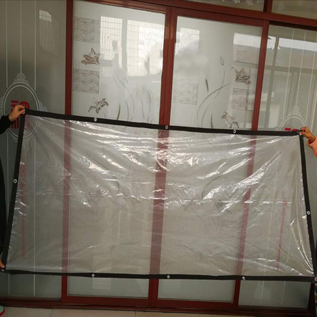 Wodoodporna ciężka płyta cienia plastikowa wodoodporna plandeka 2x3m (rozmiar: 6x8m)