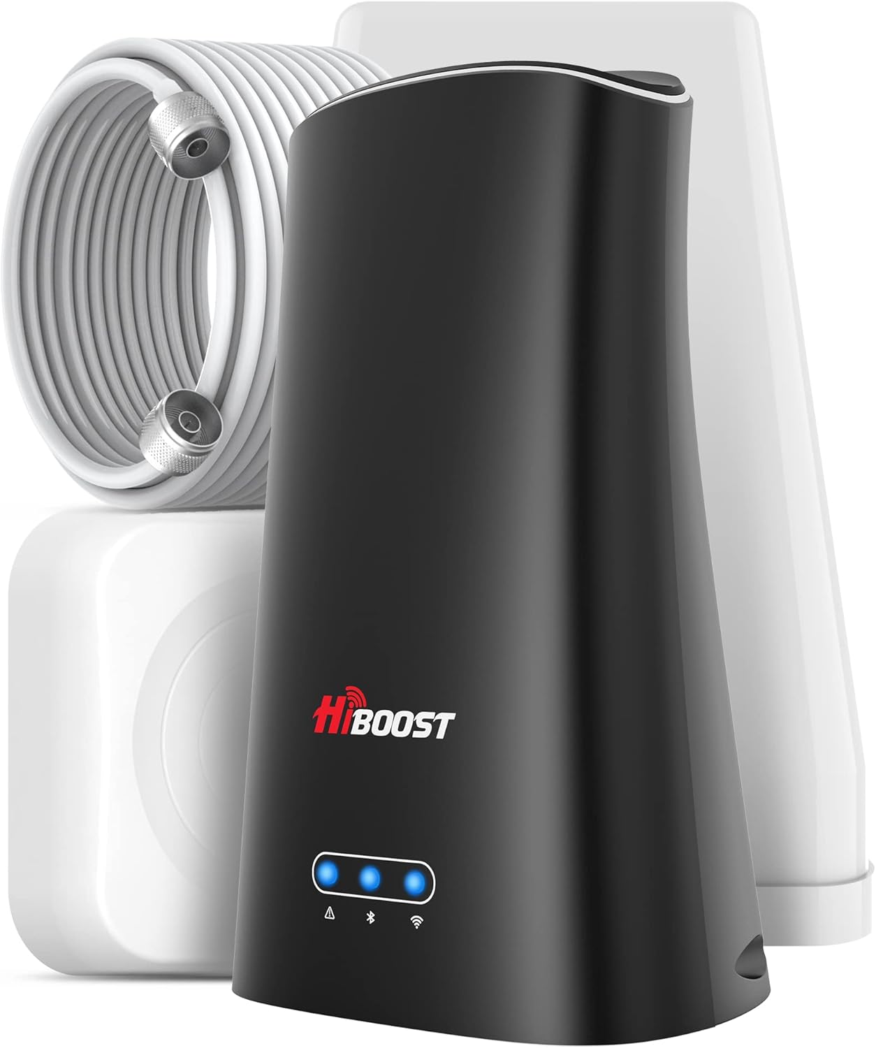 Cell Phone Booster for Home, Up to 3000 sq ft, All US Carriers - Verizon, AT&T, T-Mobile, Sprint & More, Cell Signal Booster Boosts 5G/4G LTE Band 12/17/ 13/5/ 25/2/ 4, FCC Approved