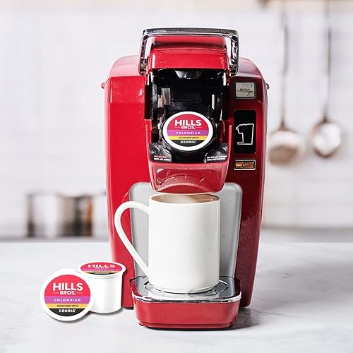 Miniatura 10 de Hills Bros. Cápsulas Keurig K-Cup Colombian Blend para cafeteras Keurig  Mezcla de arábica premium de tostado medio, Kosher  1 paquete de 12