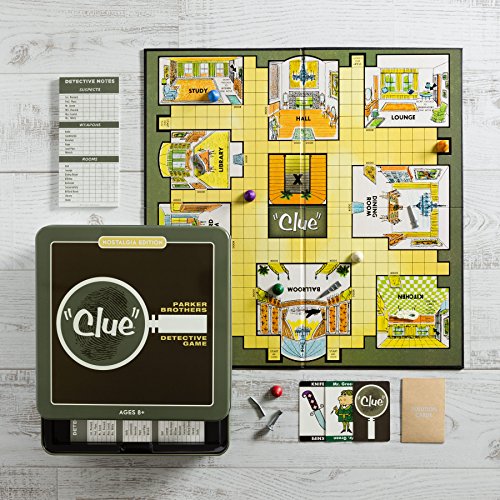 Clue Nostalgia Edition juego de mesa en lata coleccionable miniatura 2