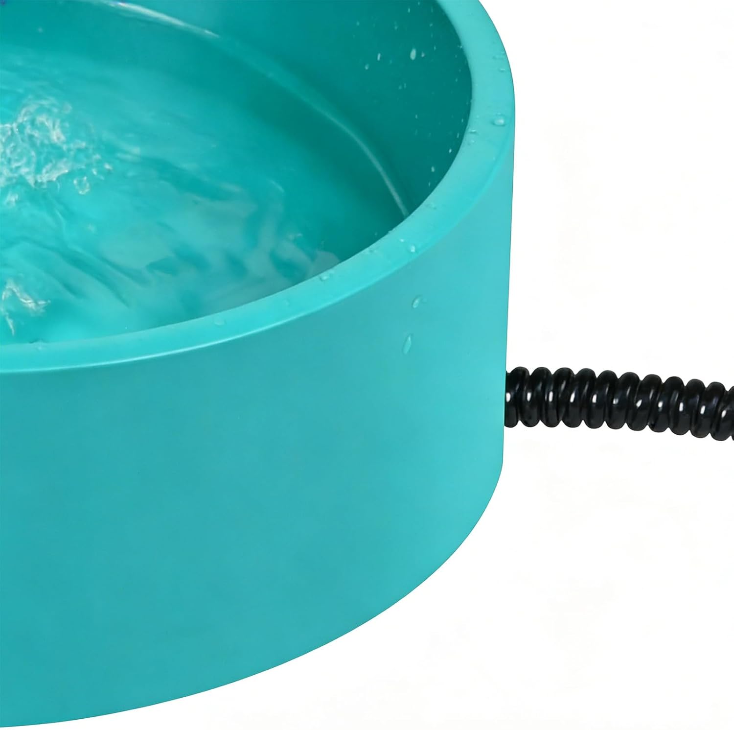 Automatic Pet Water Bowl - 3.2l Large Capacity Heated Dish for Healthy Hydration, Smart Temperature Control with Anti Spill Design, Dog Cat Puppy Chicken Bird Feeder for Indoor Outdoor Garden Yard