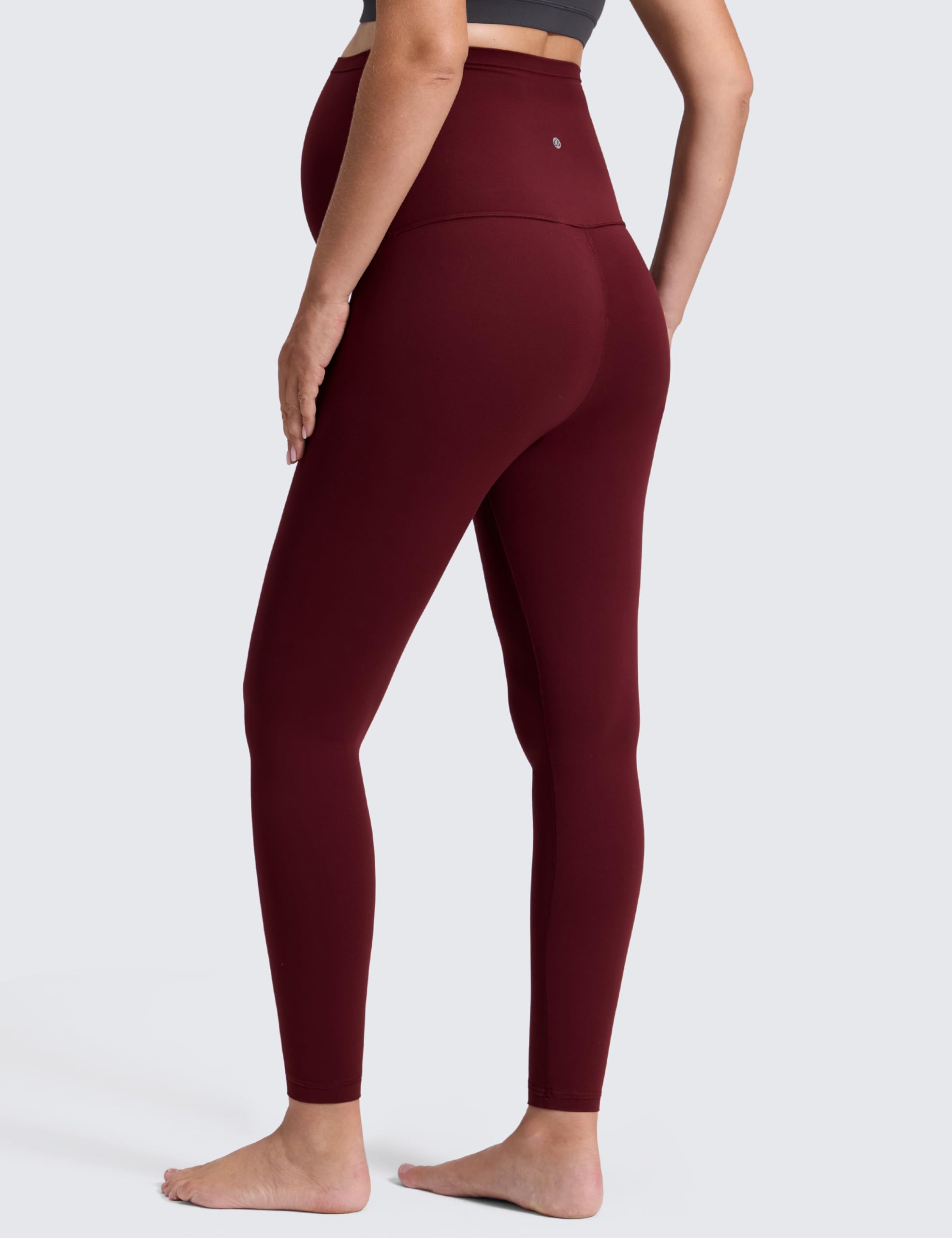 CRZ YOGA Butterluxe Leggings de Maternité Entraînement Yoga Grossesse Pantalonover - 64cm/71cm