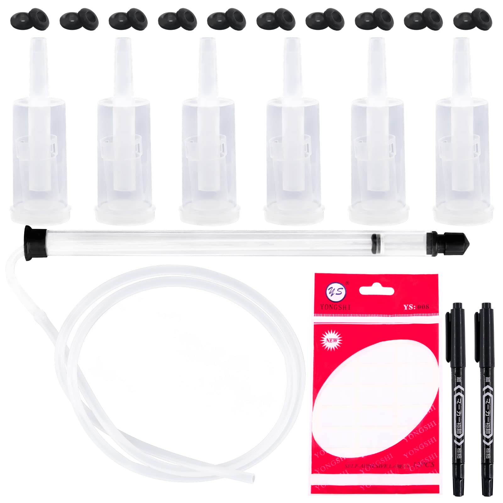 Buy Cimeton 30Pcs Airlock Set with Silicone Stopper and Grommets, Auto