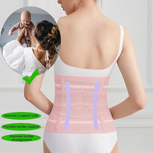 Miniatura 3 de Banda para el vientre posparto, tela agradable al tacto y banda ajustable para el vientre, adecuada para partos vaginales y cesáreas, faja