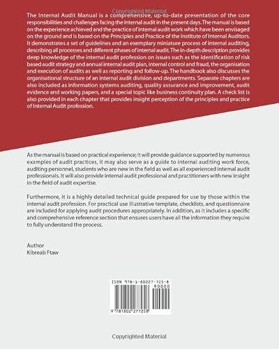 Comprehensive Manual Of Internal Audit Practice And Guide: The Most Practical Guide To Internal Auditing Practice #TOP1