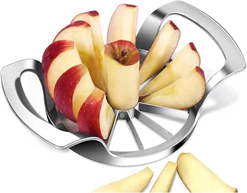 LIIGEMI Apple Slicer,12-Blade Extra Large Apple Corer, Heavy Duty Stainless