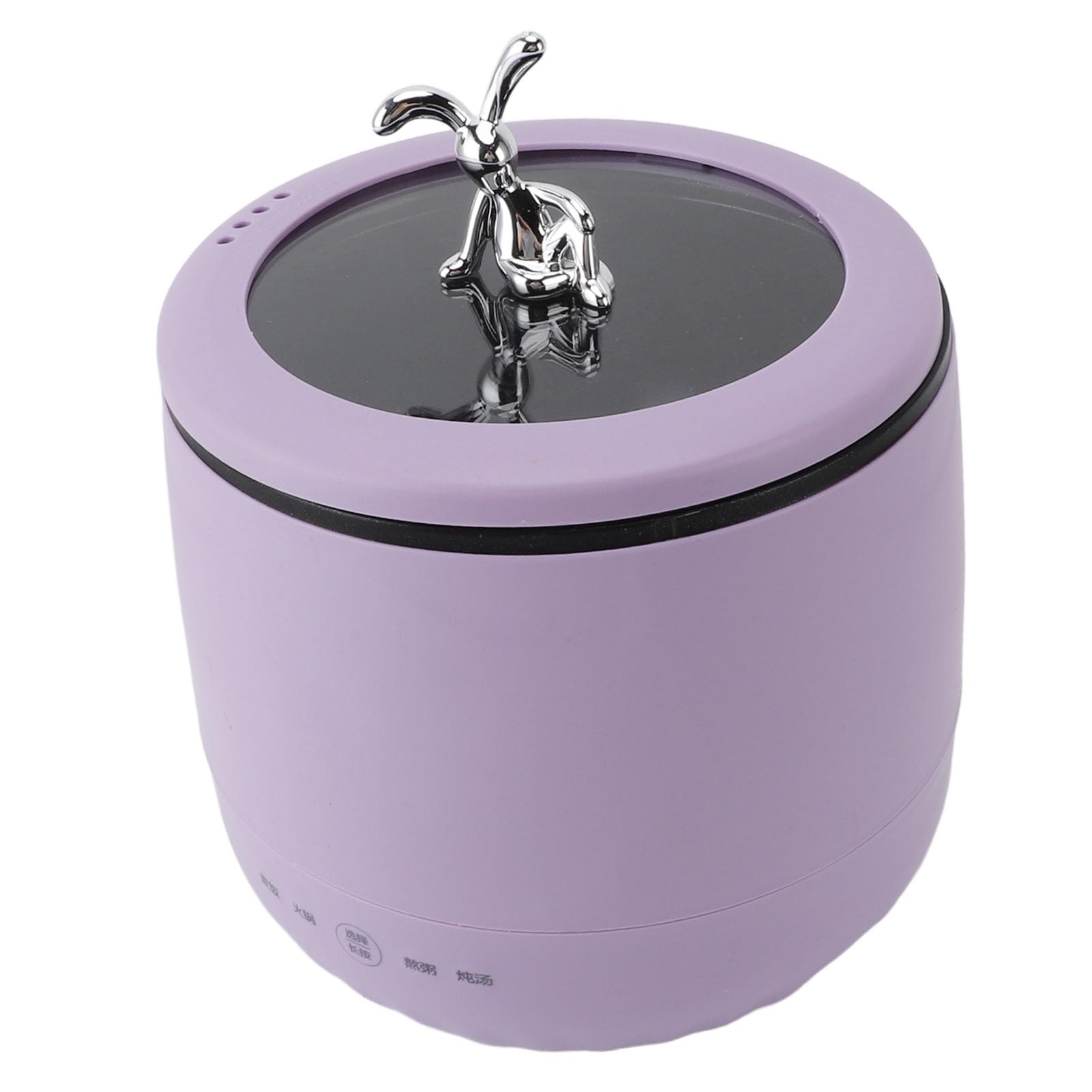 Mini-Reiskocher Multifunktional für 2 Personen, 1,8 L, 450 W, tragbar, EU-Stecker 220 V (PURPLE)