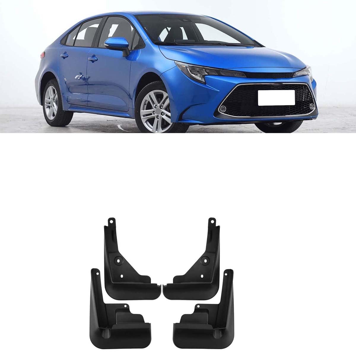 Garde-Boue pour Voiture Toyota Corolla 2020-2026 pour Trajets Quotidiens