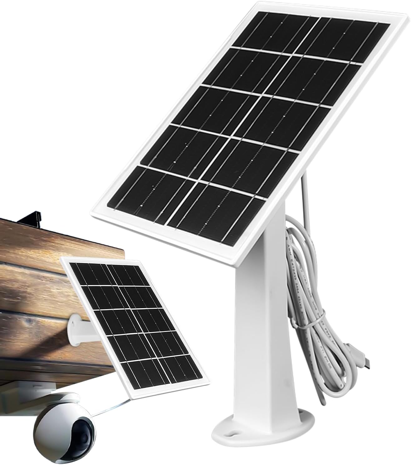 USB C Solar Panel,Type-C Solar Charger Panel for Camera - High Efficiency Charger Fast Charging for Hiking Remote Work Backyard Phones Camping Outdoor Travel