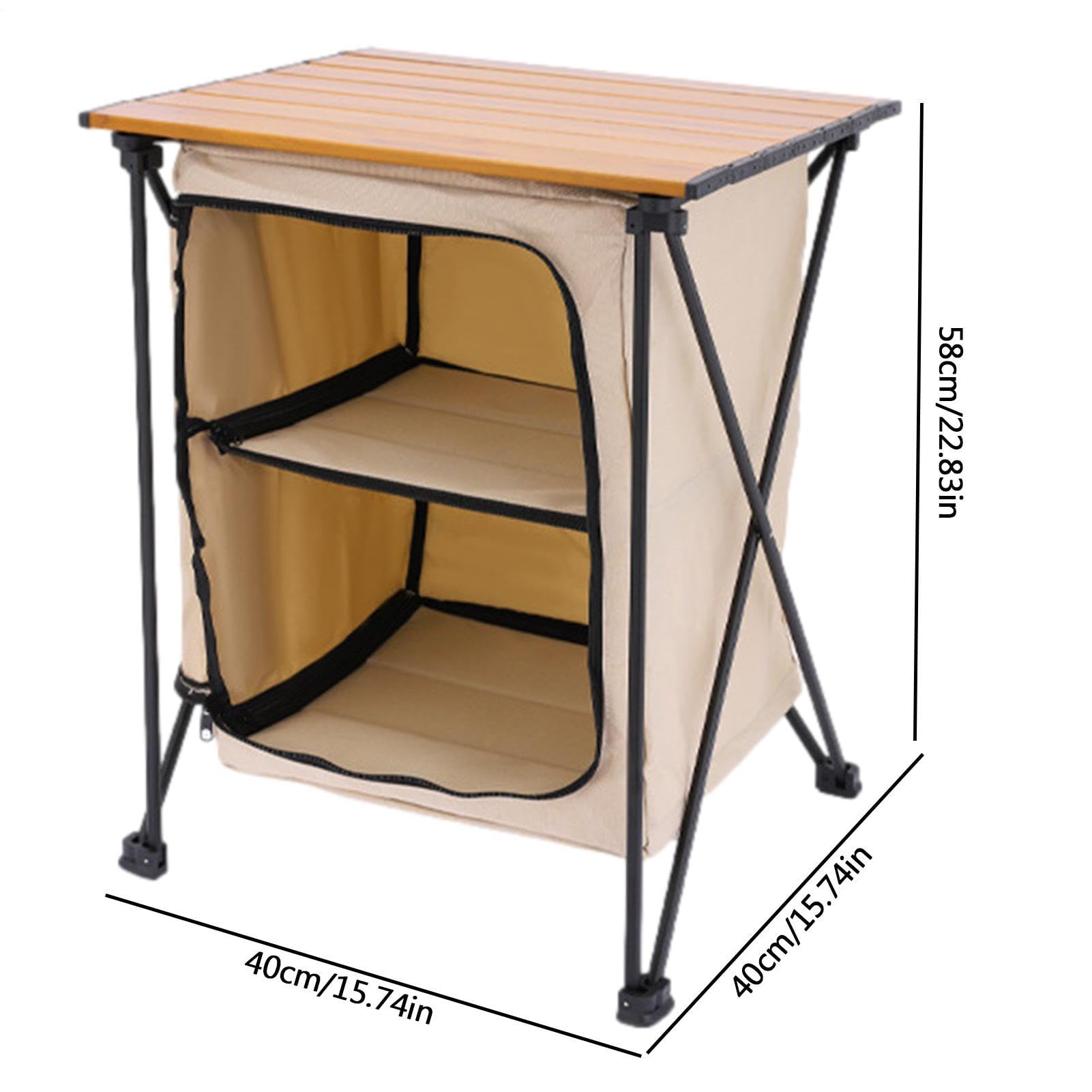 Armoires de Rangement de Camping – Station de Cuisson Pliable