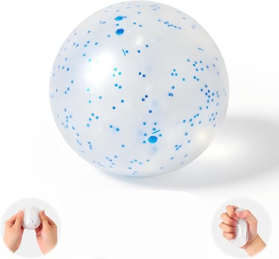 Snowball Stress Relief Squishy Toys Slow Rising Stress Ball, Stress Round Ball to Increase Hand Flexibility, Birthday Gifts for Adults