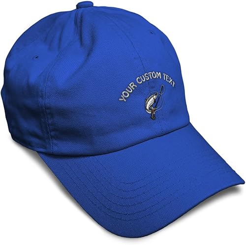 Vista 47 de Speedy Pros Gorra de béisbol suave con bordado de pesca con mosca, sombreros de algodón para hombres y mujeres