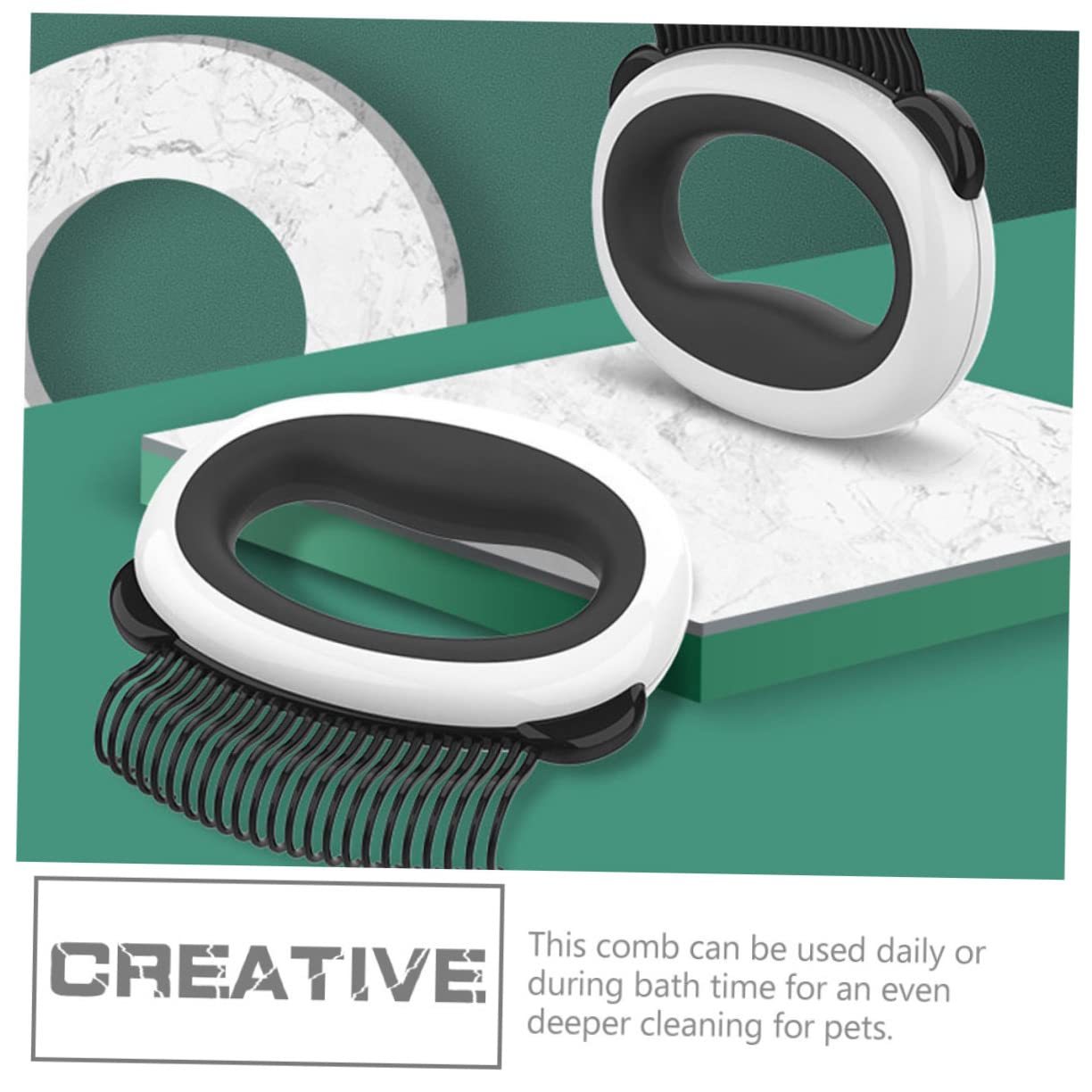 FRCOLOR 3piezas Cepillo Para Gatos y Gatitos Peine De Cuidado Para Eliminador De y Pelos Sueltos Herramienta De Limpieza De Pelo Para Gatos De Interior Diseño Ergonómico y Peine De