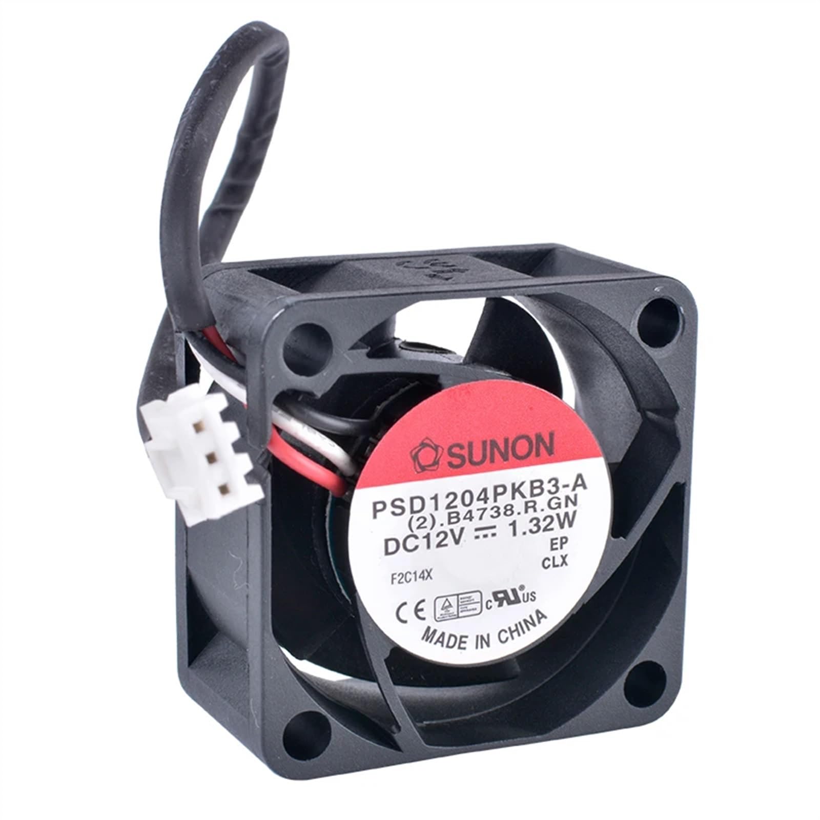 FCARUMIQP PSD1204PKB3-A 4cm 40mm Fan 40x40x20mm DC12V 1.32W Double Ball Bearing Large air Volume Cooling for Server Switch