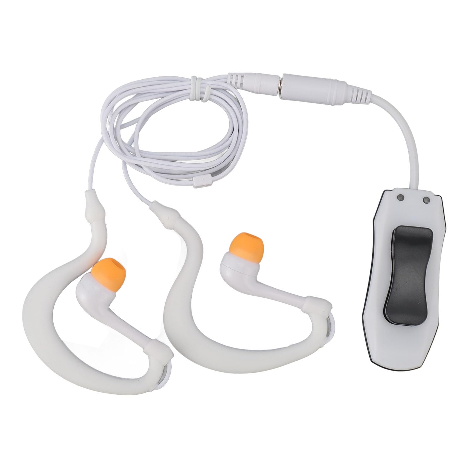Zunate Écouteurs Lecteur MP3 sous-Marin étanche 8 Heures de Lecture Blanc
