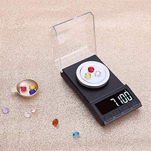 Miniatura 6 de Básculas electrónicas de precisión de 0.00oz, 3.53oz1.76oz0.71oz, joyería digital, báscula de diamante, portátil, peso de laboratorio, báscula