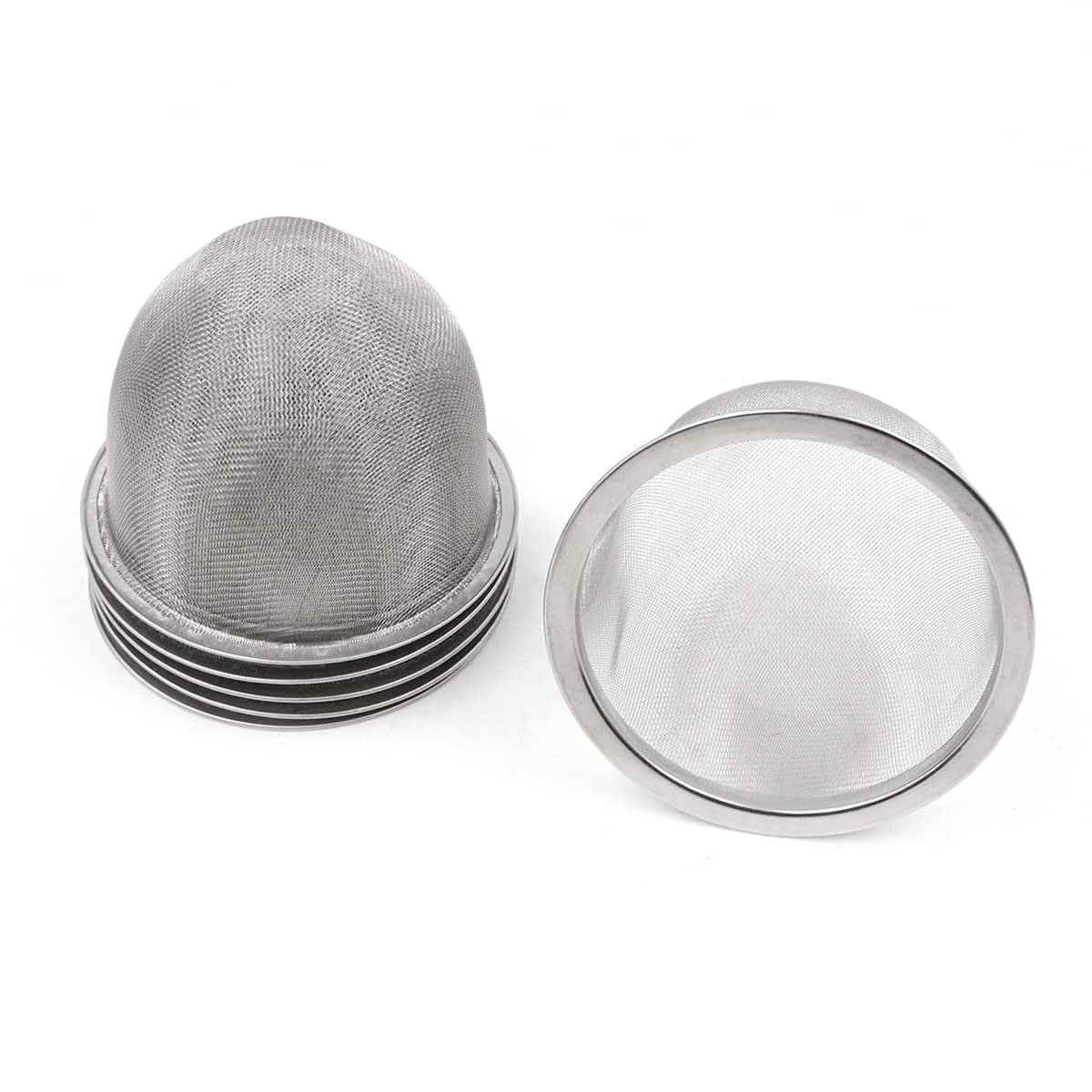 Set di 6 filtri in Metallo per teiera in Metallo, per caffè, tè, caffè, birrerie, 72 x 60 mm
