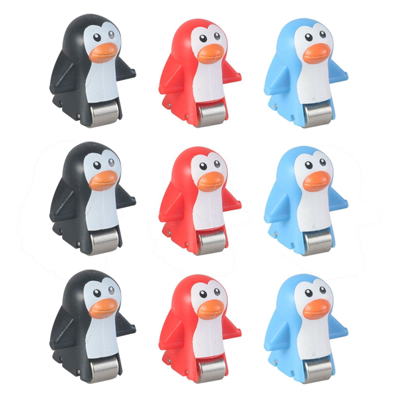ＡＷＨＡＯ Slide Stairs Toy Spare Part, Electric Tracks, Play Parts, Spare Part for Roller Coaster Toys, Indoor And Outdoor Accessories, Birthday, 9pcs penguin