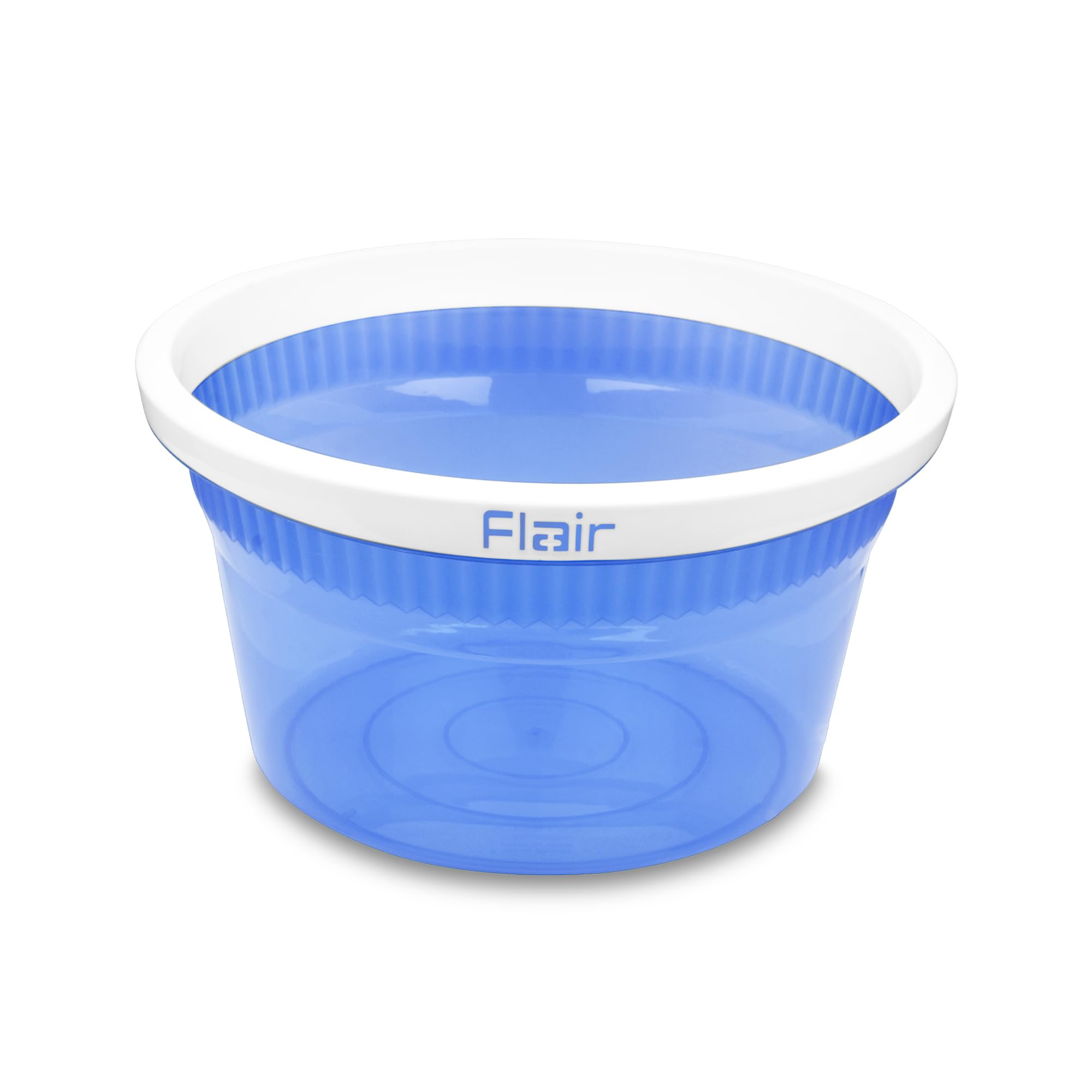 FLAIR Estella Crystal Bath Tub-30 LTR Blue | Multipurpose Utility Gaint Tub | Durable Plastic Bath Tub | Baby Bathing Tub | Clothes Washing Tub for Bathroom-image-17