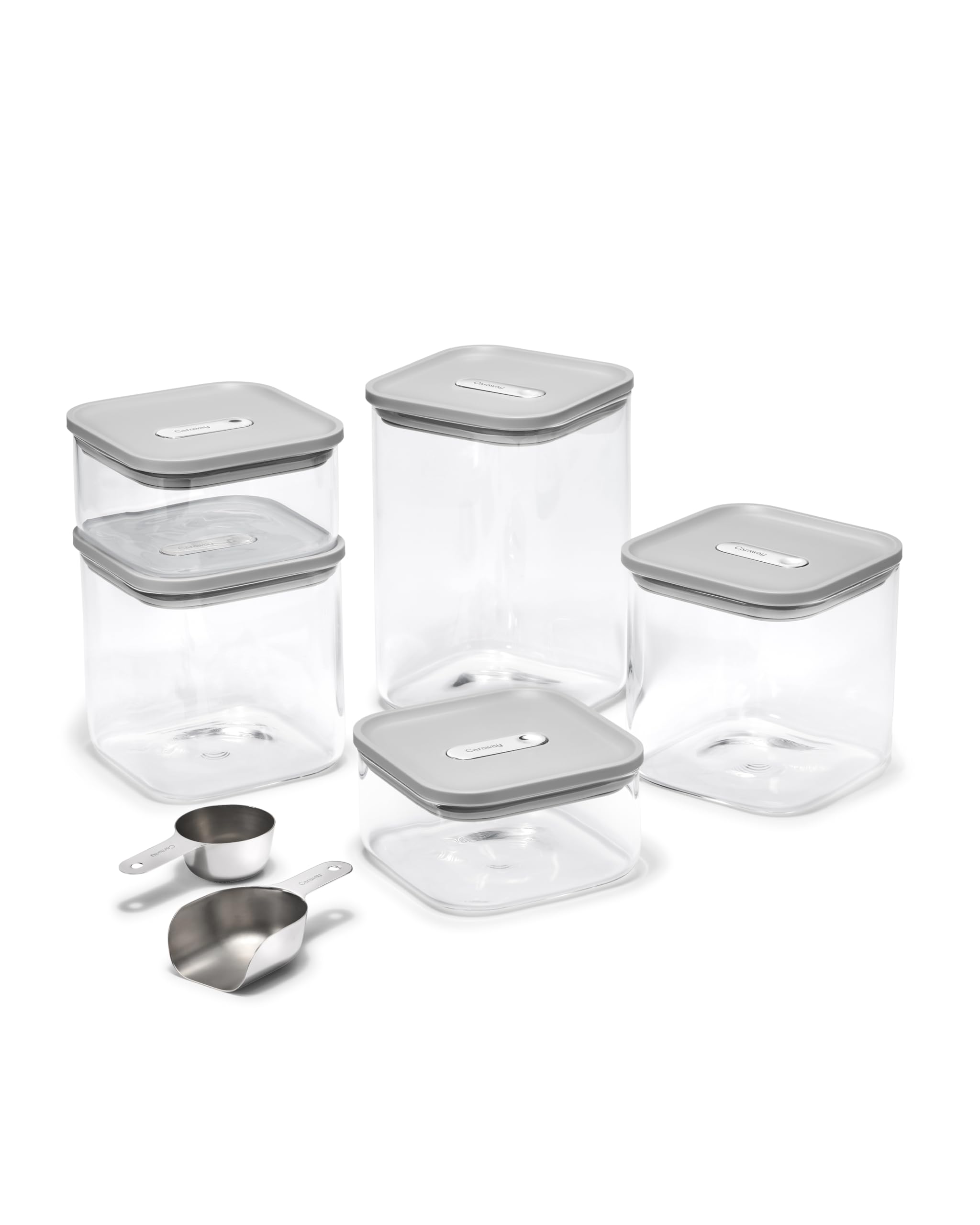 Café Cravings Caraway 14-Piece Glass Airtight Food Storage Containers