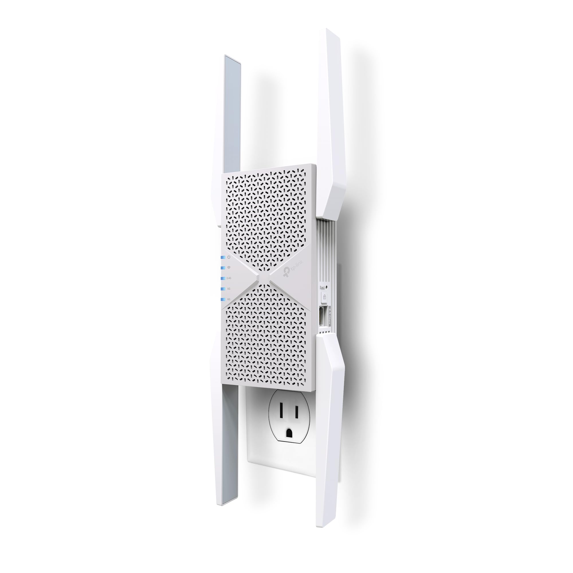 TP-Link BE10000 Wi-Fi 7 Range Extender RE653BE | 10 Gbps Tri-Band Wireless Repeater | 2.5 Gbps Ethernet Port | Internet Signal Booster for Home | Up to 2800 sq.ft, 128 Devices | 6 GHz, MLO, EasyMeshTP-Link BE10000 Wi-Fi 7 Range Extender RE653BE |…