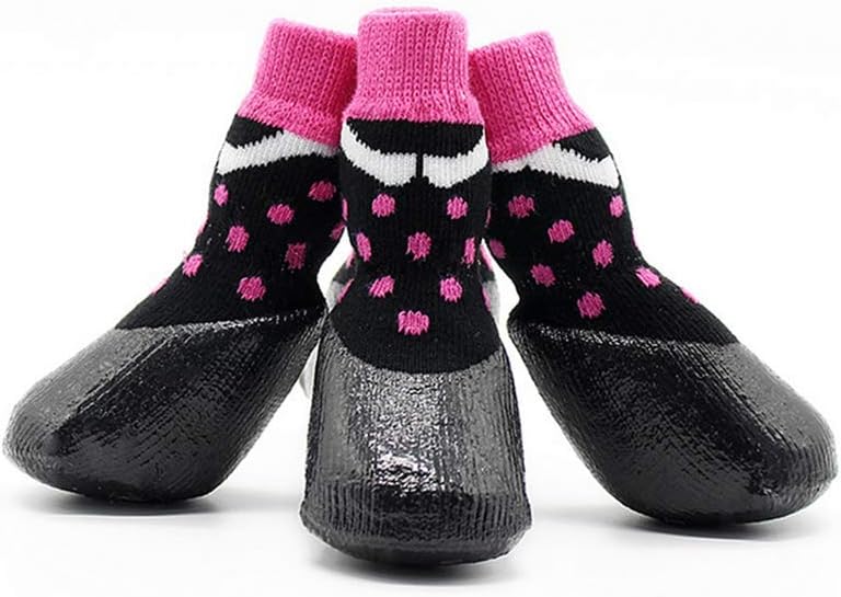 abcGoodefg Pet Dog Socks Dog Boots Shoes Puppy Waterproof Nonslip Sports Socks Shoes Boots for Dog Rubber Sole Paw Protection for Small Medium Large Pet Dog.