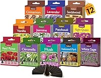 Vista 22 de Tulasi Nag Champa - Varitas de incienso surtidas/paquete variado – 180 varillas enrolladas a mano, 12 aromas naturales Sándalo, lavanda, vainilla