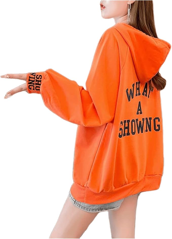 Amazon Co Jp パーカー レディース 可愛い パーカー レディース トップス フード付き トレーナー ゆったり オーバーサイズ 大きめ カジュアル 可愛い ファッション 韓国系 ストリート系 おしゃれ あったか 春 秋 冬 産業 研究開発用品