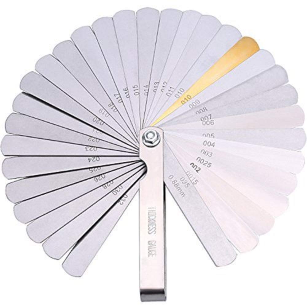 FEELER GAUGE 32 BLADES 0.04mm to 0.88 mm (B08FBKQTG9) Amazon Price History, Amazon Price Tracker