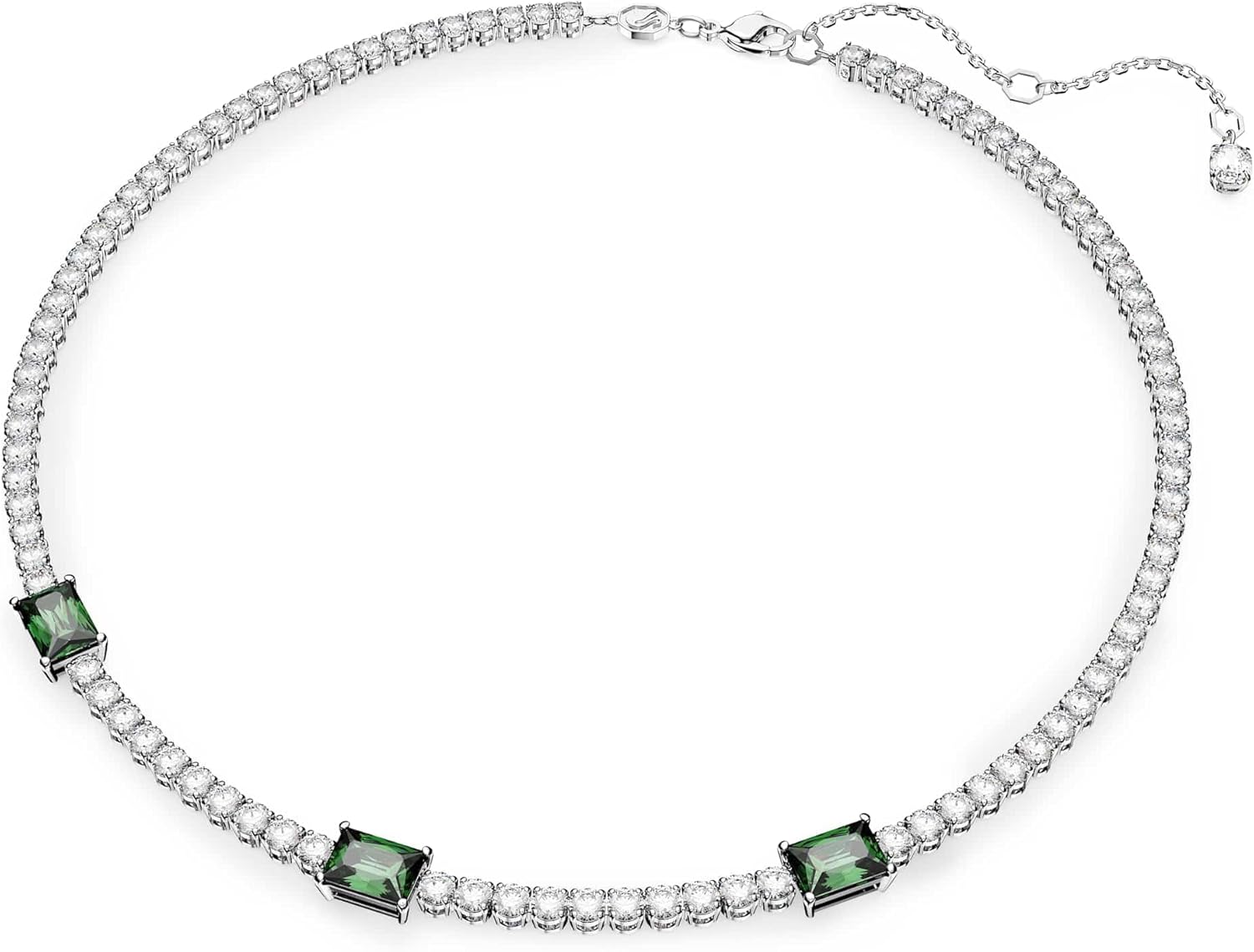 Swarovski Necklace Matrix Tennis 5666168 green